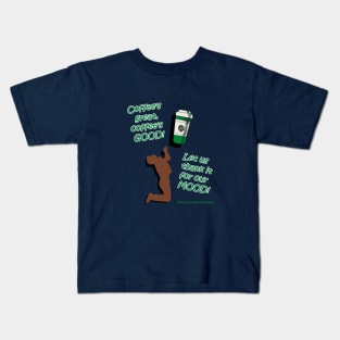 The Coffee Prayer of St Espresso Kids T-Shirt